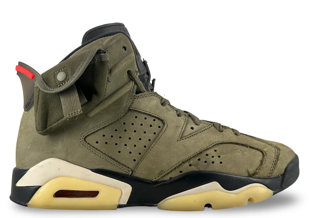 Jordan 6 Retro x Travis Scott Mid Olive for Sale | Authenticity