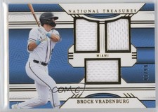 2024 National Treasures Game Gear Swatches Trio 43/99 Brock Vradenburg #26 3hd