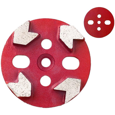 4 Inch 100mm Floor Grinding Block for Grinding Stone 16 30 mesh 4 arrow teeth