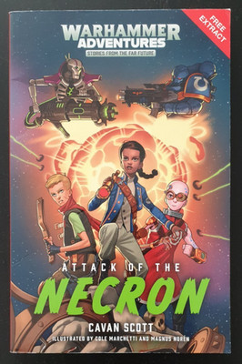Warhammer Adventures City of Lifestone Attack of The Necron (paperback 2018) VGC