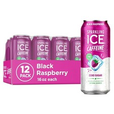 Sparkling Ice Caffeine Black Raspberry Sparkl...