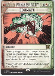 Decimate 41/87 Outlaws of Thunder Junction: Breaking News