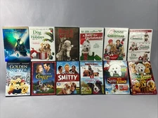 Lot Of 12 Christmas Family Movies W/Dogs DVDs See Photos/Description For Title