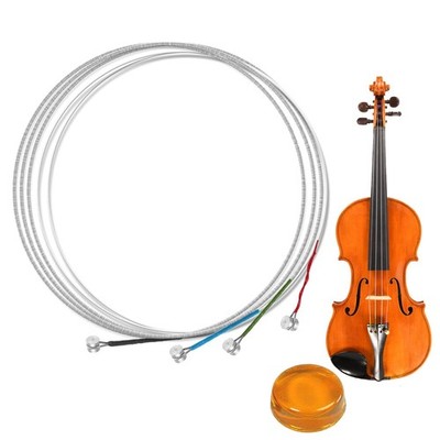 Violinen Stahlkern Geigensaite Fiddle String Saiten für Größen 1/2 1/4 1/8