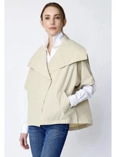 $445 KAL RIEMAN Paris Jacket Khaki Nylon/Cotton Blend Small