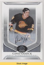 2020 Upper Deck SP Signature Edition Legends Silver Script Gino Odjick READ 02d4