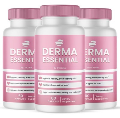 Derma Essential Capsules Premium Derma Essential for Skin Clarity (3 Pack)