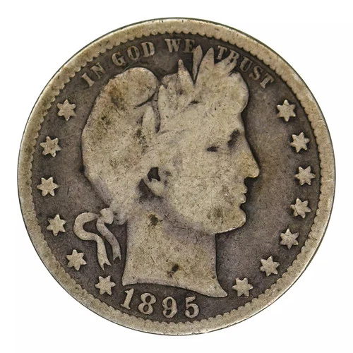 1895 Barber Quarter Good Condition