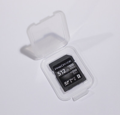 ProGrade Digital SDXC UHS-II 512GB V90 300R U3 Memory Card 300gb/s includes Case