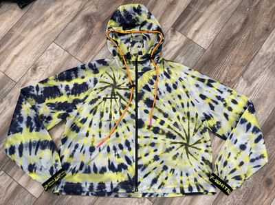 Off-White x Nike NRG Jacket Wom Large CK4808-702 Tie Dye Full Zip $300 NWT