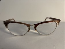 Vintage Cat-Eye Eyeglass Frames From 1950s-60s, Made In USA
