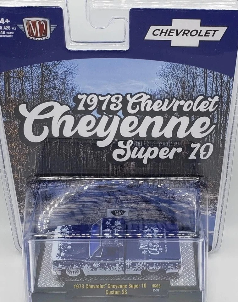 chase! M2 1:64 1973 Chevrolet Cheyenne Super 10 Custom SS “SS454" 31500-HS65 - Image 4 of 4