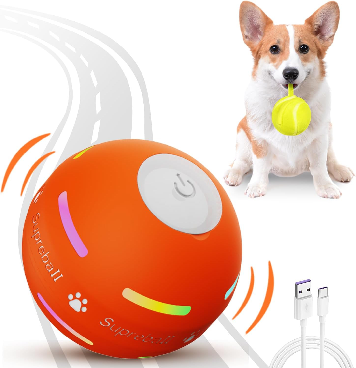 Palla Automatica per Cani in Silicone Alimentare - Alta Durabilità