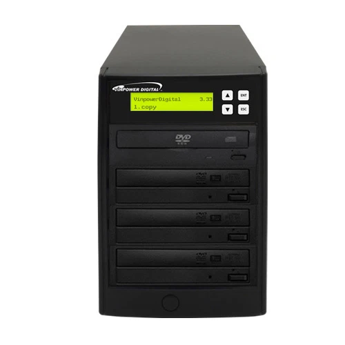 1 to 3 Target DVD CD Duplicator Tower Burner Multiple Disc Copier M-Disc - Image 2 of 2