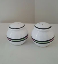 International China Company Trattoria Salt Pepper Shakers 3" tall