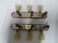 Vintage 1950's 3 3 Kluson Deluxe guitar tuners 3 on a plate Gibson Les Paul