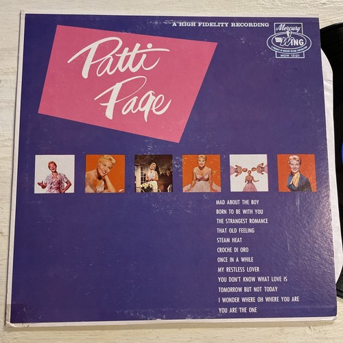 Patti Page The Waltz Queen LP Mercury Wing DG Mono EX!!! - Picture 2 of 4