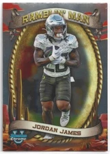 #RM-7 Jordan James, Oregon Ducks 2024 Bowman Chrome U RAMBLIN' MAN