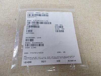 NEW Microchip PIC16F1934-I/ML 8-Bit MCU Microcontroller *FREE SHIPPING*