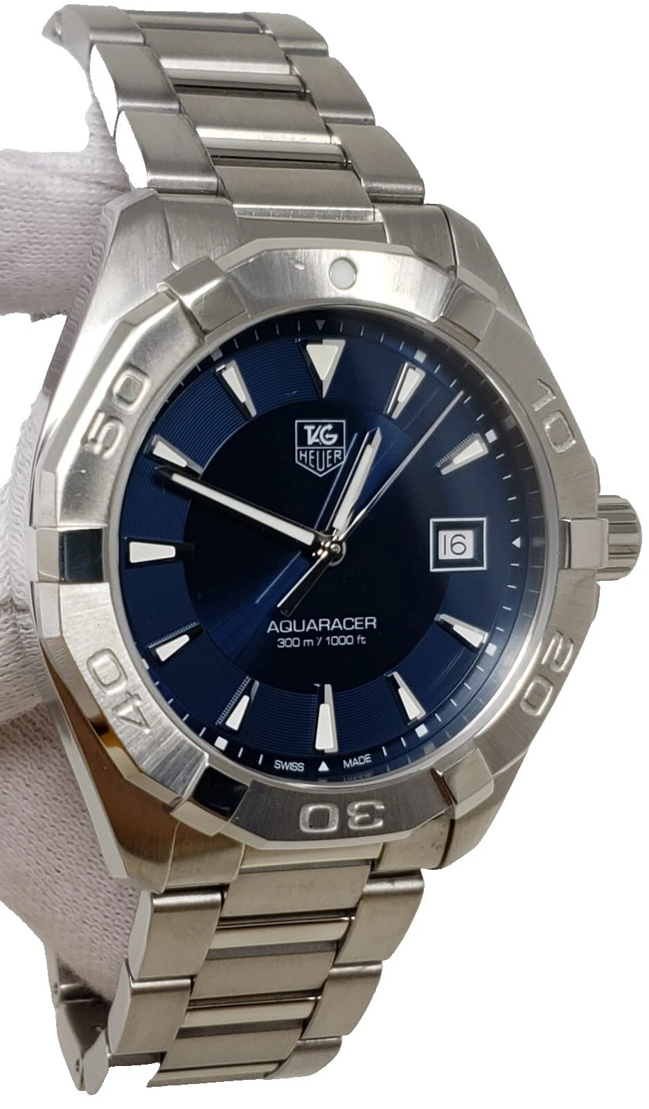 TAG Heuer Aquaracer Silver Silver Case Wristwatches