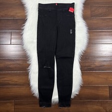 Spanx Size Small Vintage Black Distressed Ankle Skinny Jegging Jeans