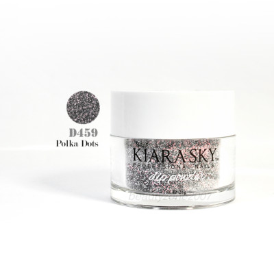 Kiara Sky Nail Dipping Powder D459 Polka Dots 1oz