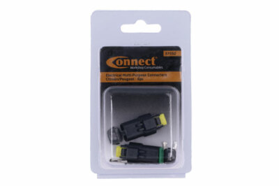 Connect 37592 elektrischer Mehrzweck 2-poliger Stecker passend für Peugeot - 6 Stück