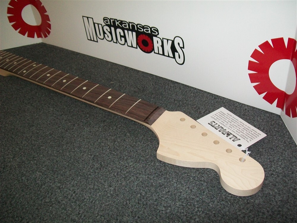 NEW - Allparts Fender Licensed Large Headstock Maple Strat Neck