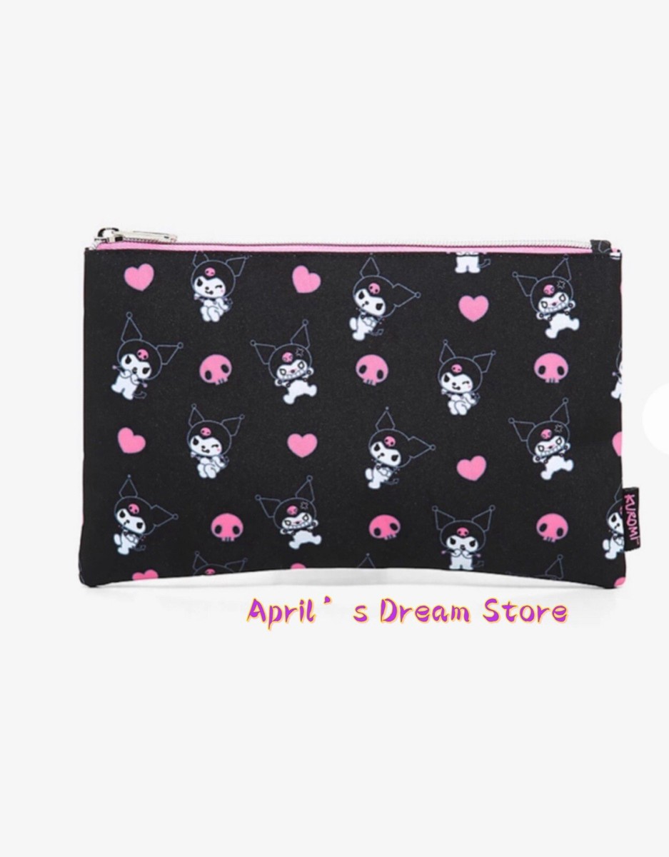 Loungefly Sanrio Kuromi Poses Zipper Pouch Makeup Bag  display picture 3