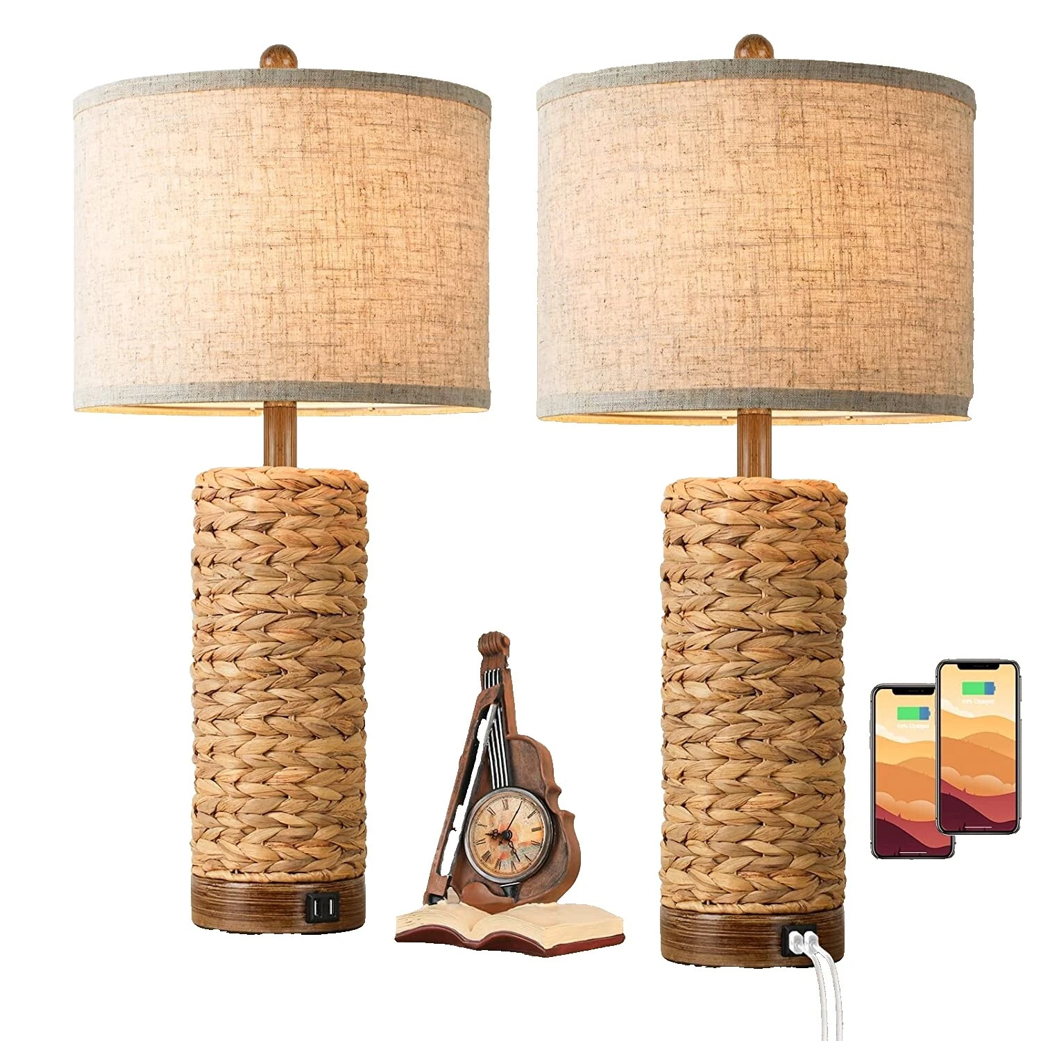 Wooden Rustic/Primitive Lamps
