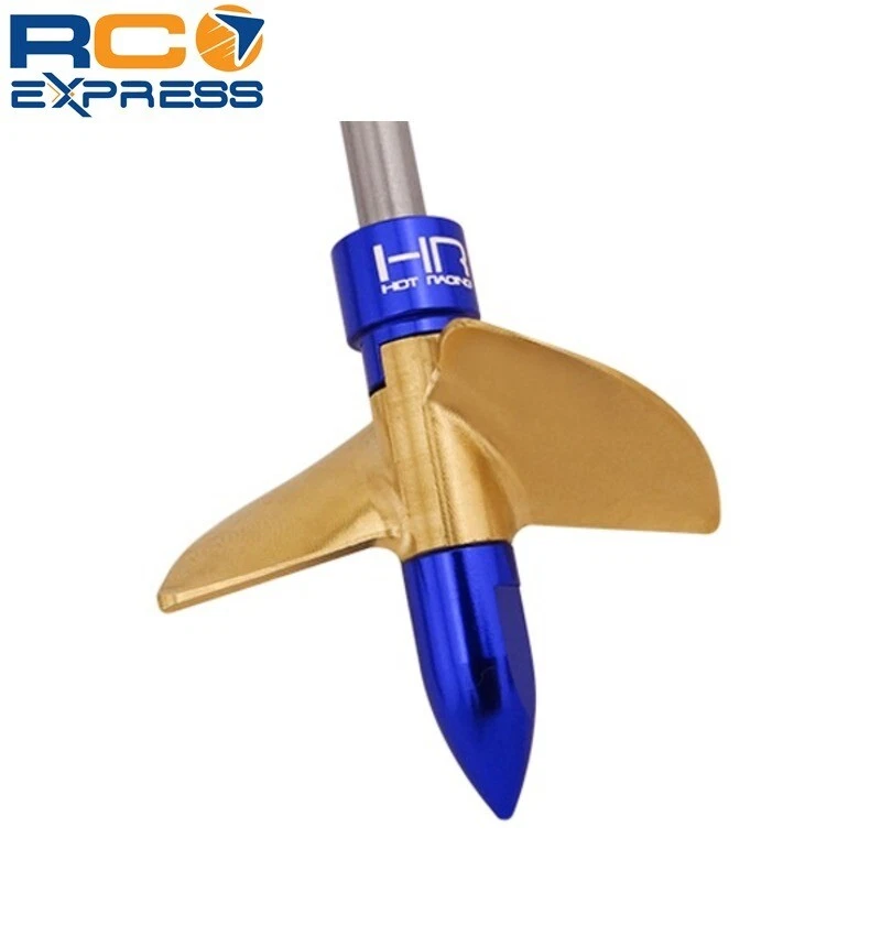 Hot Racing Traxxas DCB M41 Spartan Brass Prop w/ Bullet Nut Drive Dog SPN1000ME - Image 4 of 4