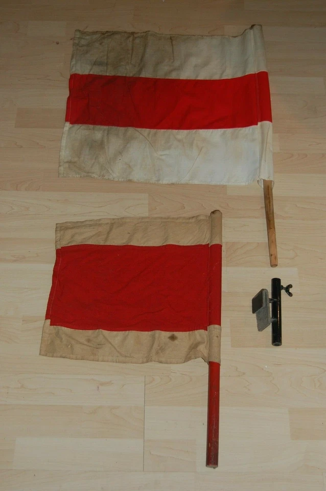 Eisenbahn Signalfahne, Deutsche Reichsbahn, Deutsche Bundesbahn, DR, DB, Flagge