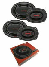 DS18 GEN-X6.9 6x9 inch 4-Way Coaxial Speakers - Black