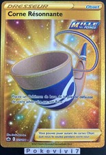 Carte Pokemon CORNE RESONNANTE 225/198 Secrète Epée et Bouclier 6 EB06 FR NEUF