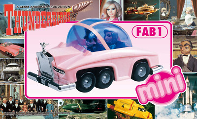 Aoshima Thunderbirds Mini FAB 1 mit Lady Penelope & Parker Modellbausatz