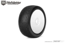 Powerhobby Block In 1/8 Buggy Mounted Tires White (2) Super Soft