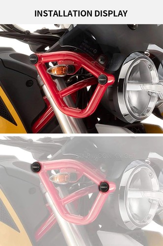 Tapas de extremo de cuadro de motocicleta Tapas de orificio de marco Tapas Enchufe para Moto Guzzi V85TT 2022- - Imagen 12 de 20