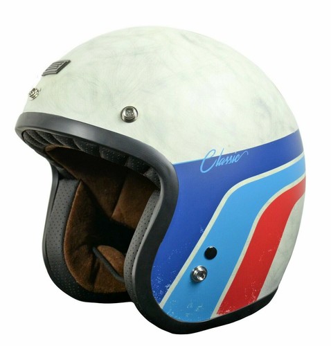 CASCO ORIGINE PRIMO CLASSIC VINTAGE MATT WHITE BMW HONDA CAFE RACER | eBay