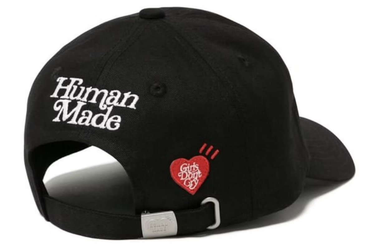 Human Made x BROOKLYN MACHINE WORKS x Girls Don’t Cry 6 Panel Cap Black Red