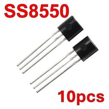 10pcs SS8550 General Purpose PNP Transistor TO-92 GENERIC US Ship