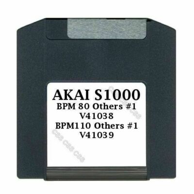 Akai S1000 100MB Zip Disk BPM 80 Others #1 V41038, BPM110 Others #1 V41039