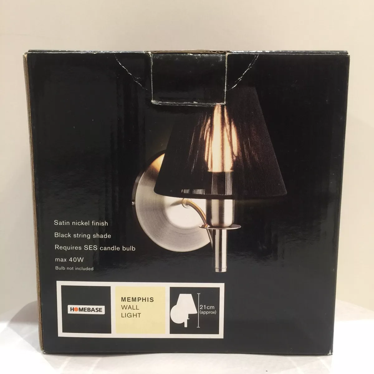 Homebase light fittings deals