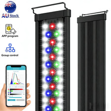 NEW| Aquarium Light Bluetooth App Customizable Yourself RGB+W Full Spectrum Lamp