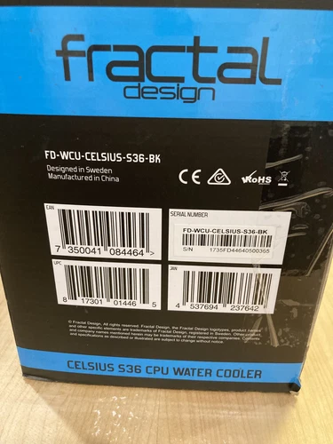 Fractal Design Celsius S36 liquid FD-WCU-CELSIUS-S36-BK - Picture 2 of 7
