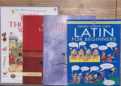 Learn Latin Books Bundle: Minimus + Usborne Latin X 2 + Cambridge Latin Course 1
