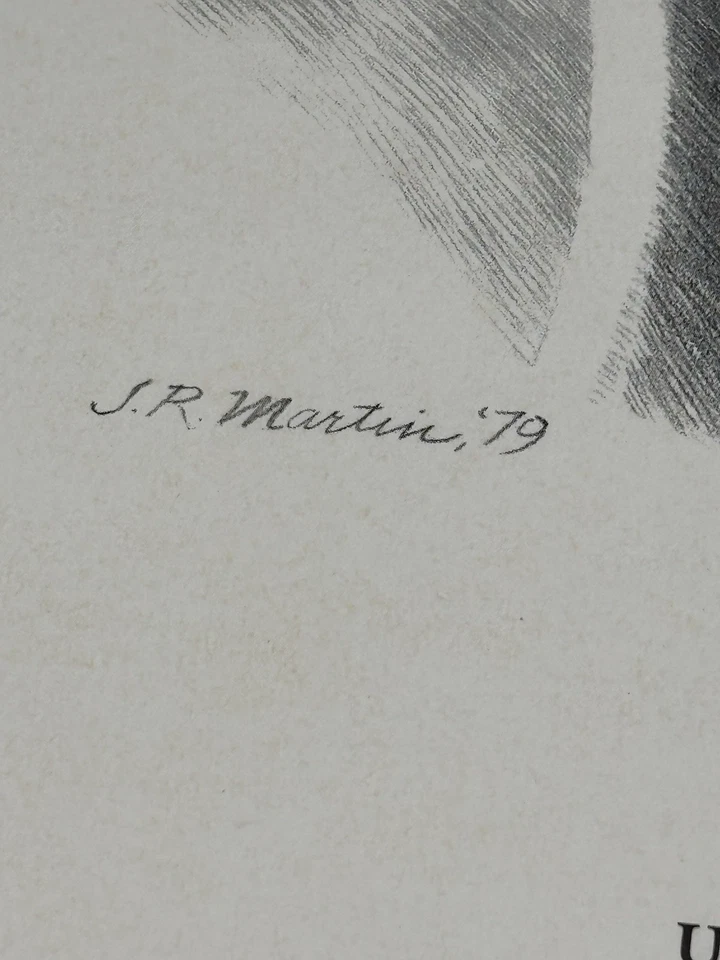 Kentucky Wildcats Baloncesto Kyle Macy Firmado Boceto Impresión 1979 J.R Martin 11x14 Foto 2 de 4