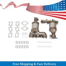 Exhaust Fit For 2013-2015 Ford Explorer Replacement New 2Pcs Stainless Steel