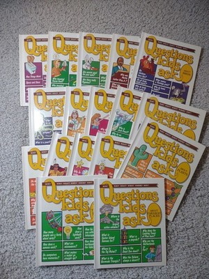 Questions Kids Ask Hardcover Books 1988 - Lot Of 17