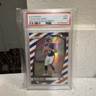 2024 Panini Prizm Red White Blue Caleb Williams Rookie Chicago Bears #301 PSA 9
