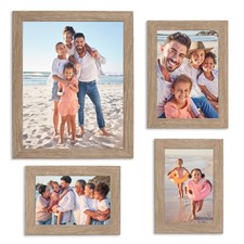 Sheffield Home 4 Piece Gallery Wall Frame Set, 8x10 Inch, 5x7 Inch, and 4x6 I...